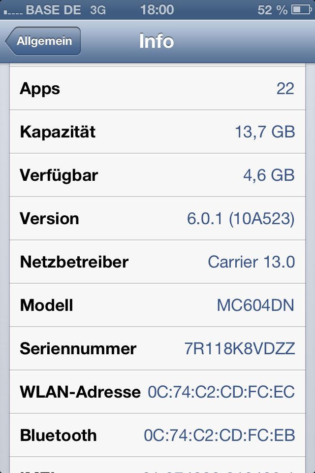 IOS Version