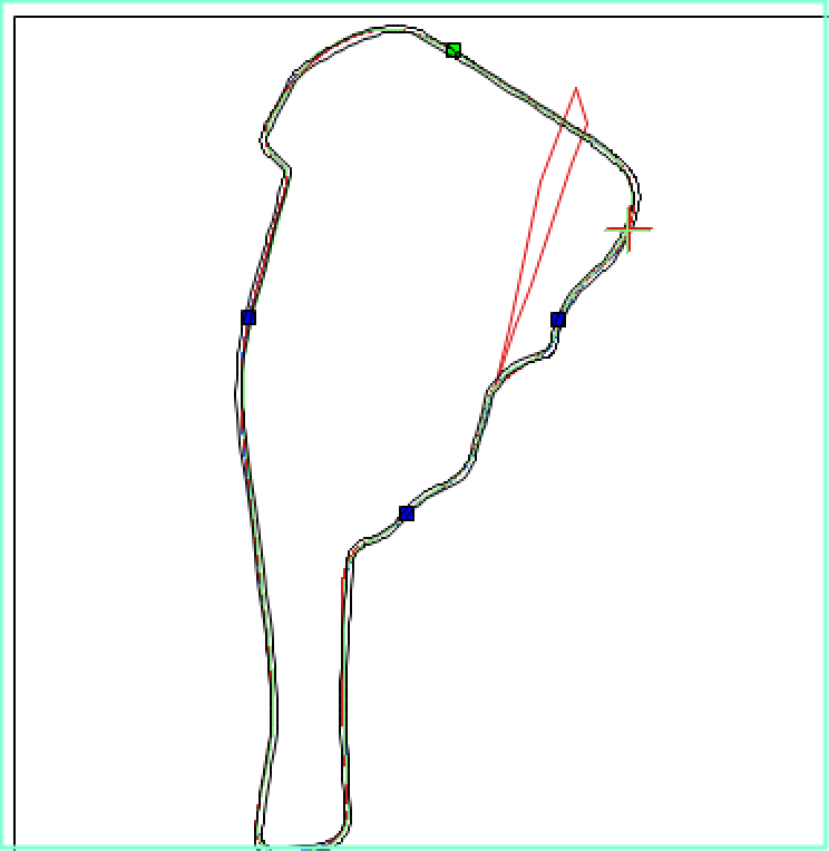 One of the laps showing bad Data Points